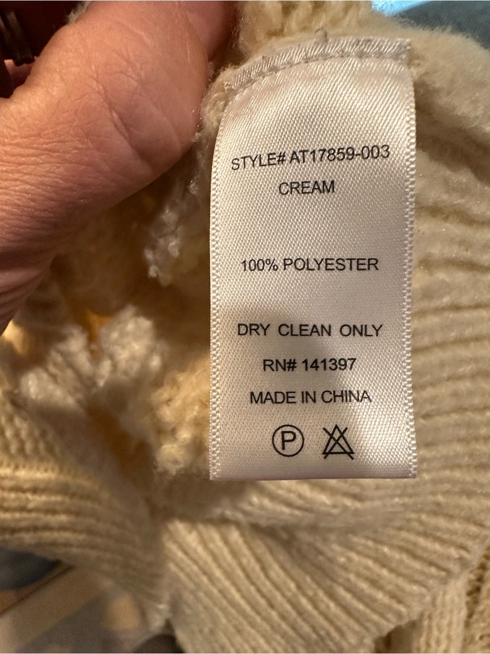 ASTR Anthropologie Cream Openwork Knit Button-Front Cardigan - Picture 10 of 10